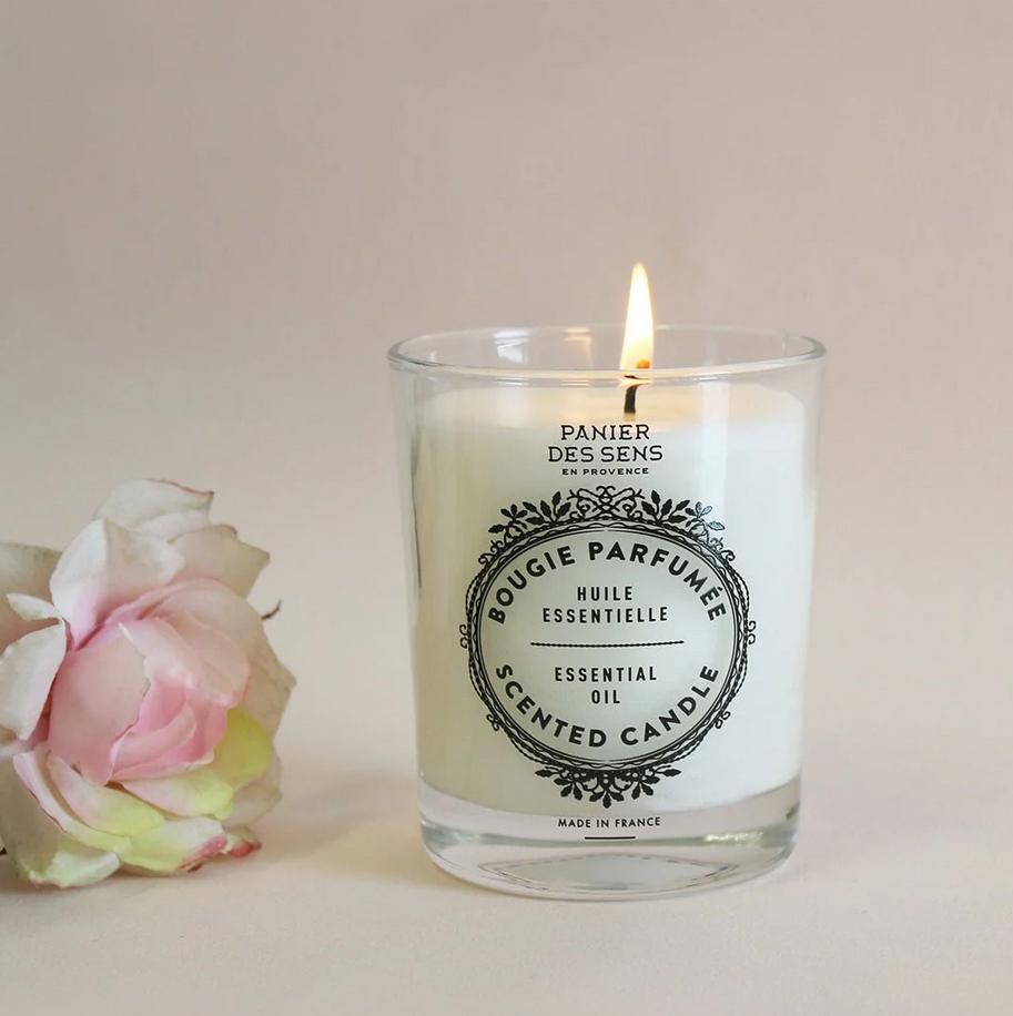 Candela profumata parfum rose