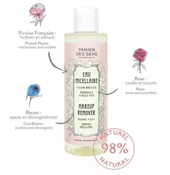 Peonia acqua micellare idratazione e luminosità