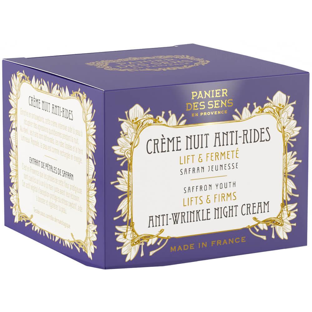 Zafferano crema notte antirughe liftante e rassodante