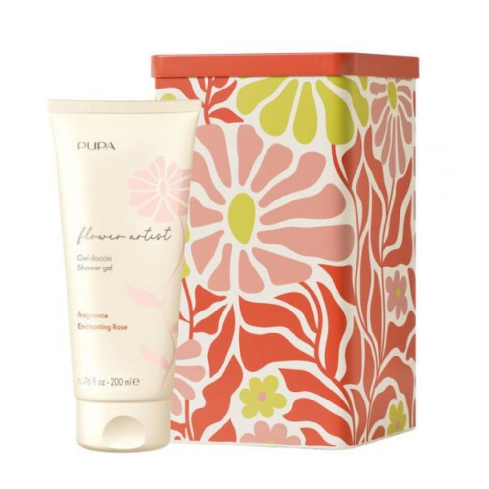 Pupa flower artist latte doccia enchanting rose