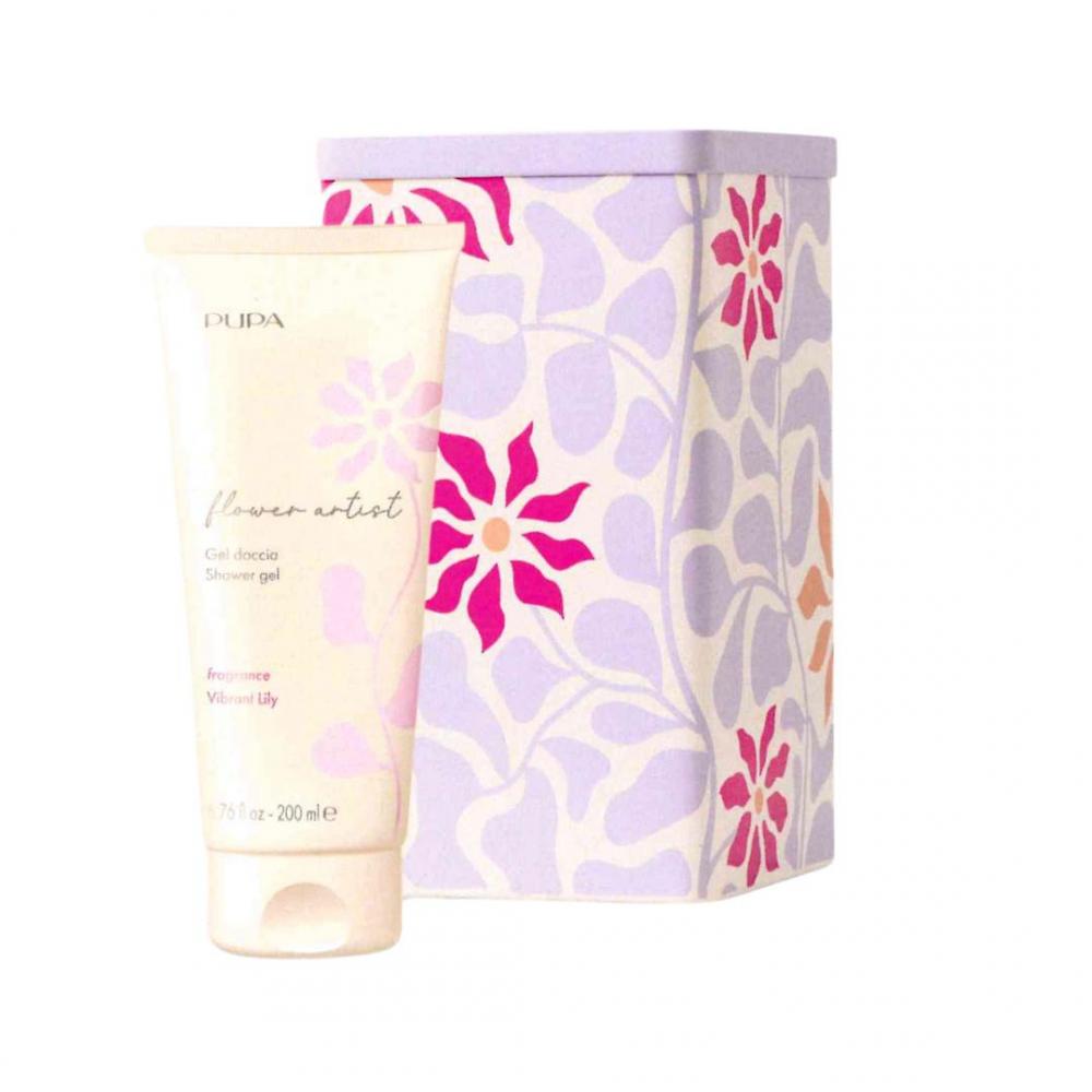 Pupa flower artist latte doccia vibrant lily