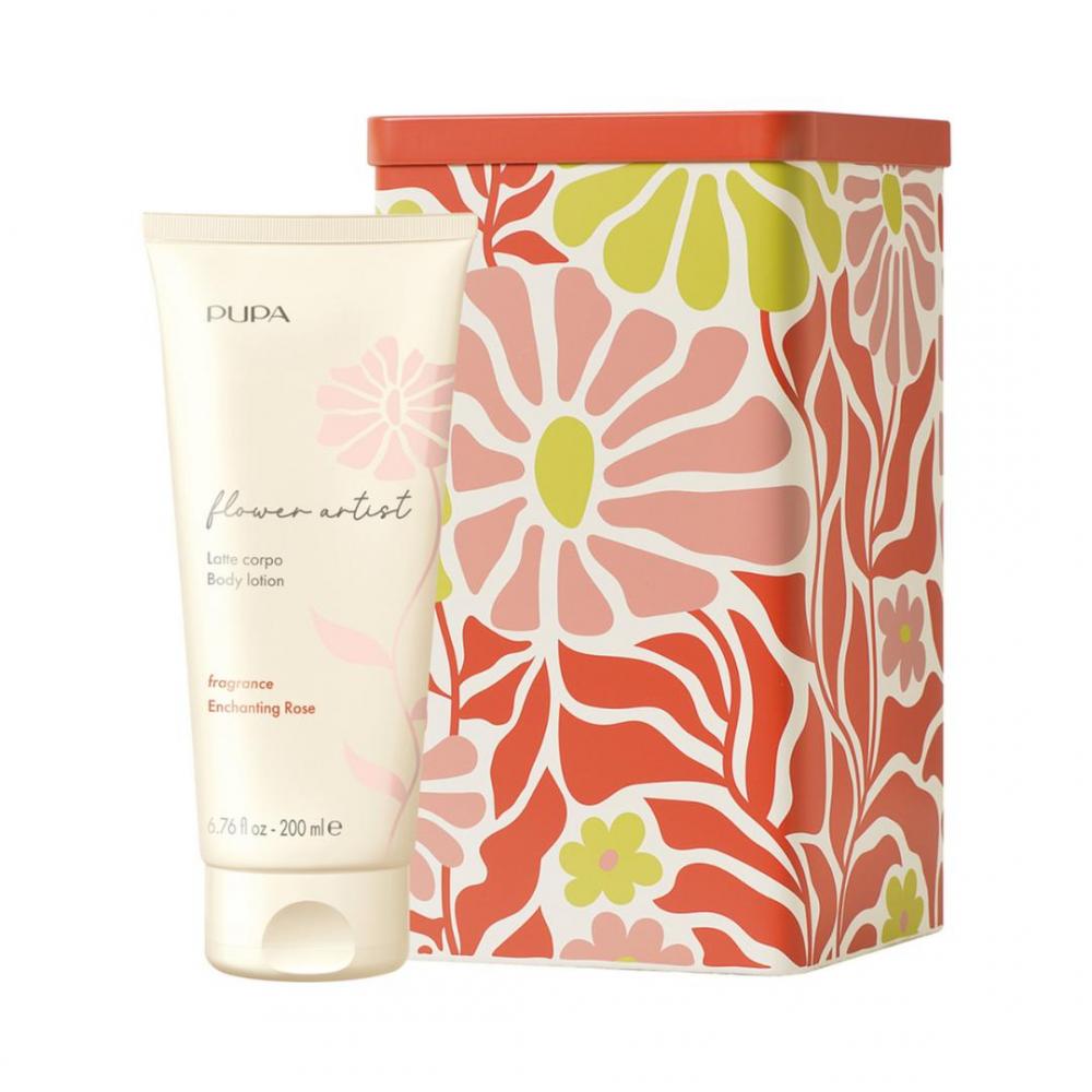 Pupa flower artist latte corpo enchanting rose