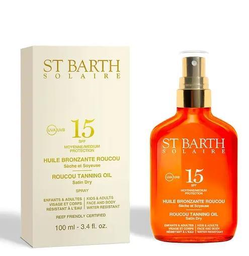 Roucou tanning oil spf 15