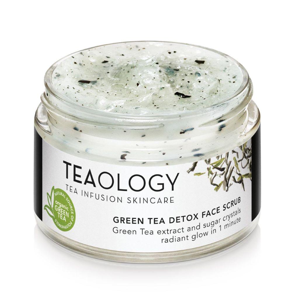 Green tea detox face scrub