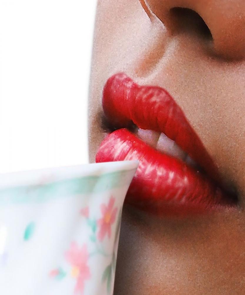 Cherry tea lip balm