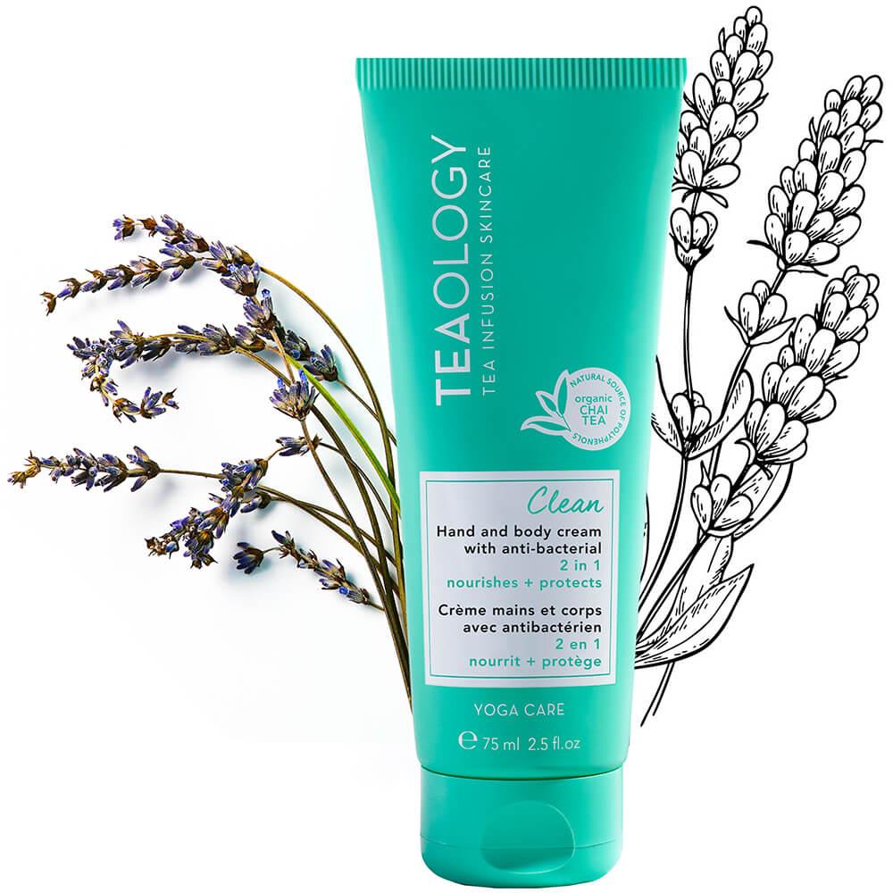 Yoga care clean hand and body cream with anti-bacterical