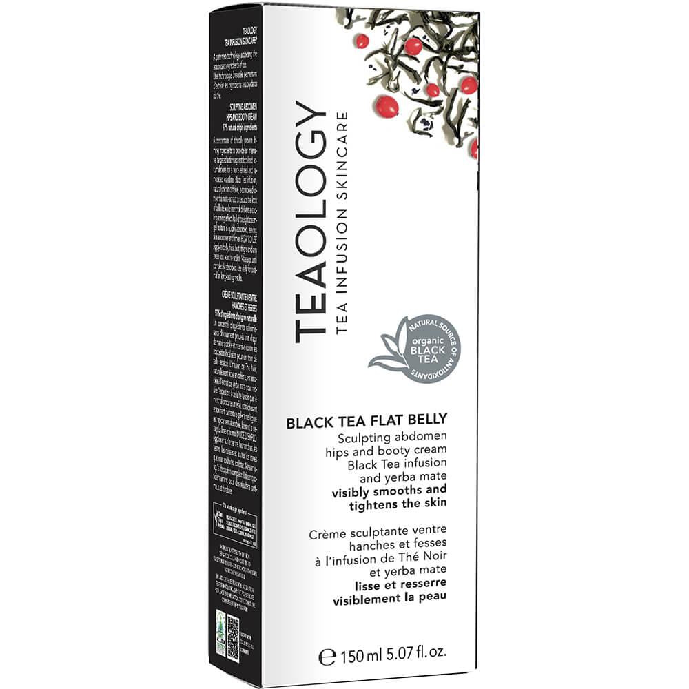 Black tea flat belly sculpting abdomen hips and booty cream