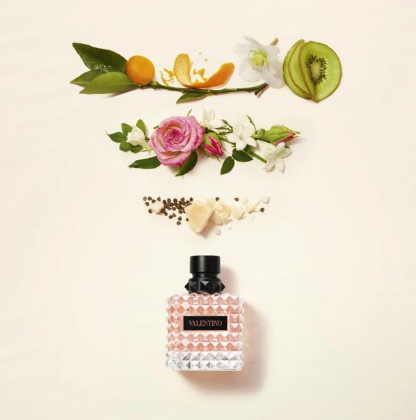 Valentino donna born in roma coral fantasy