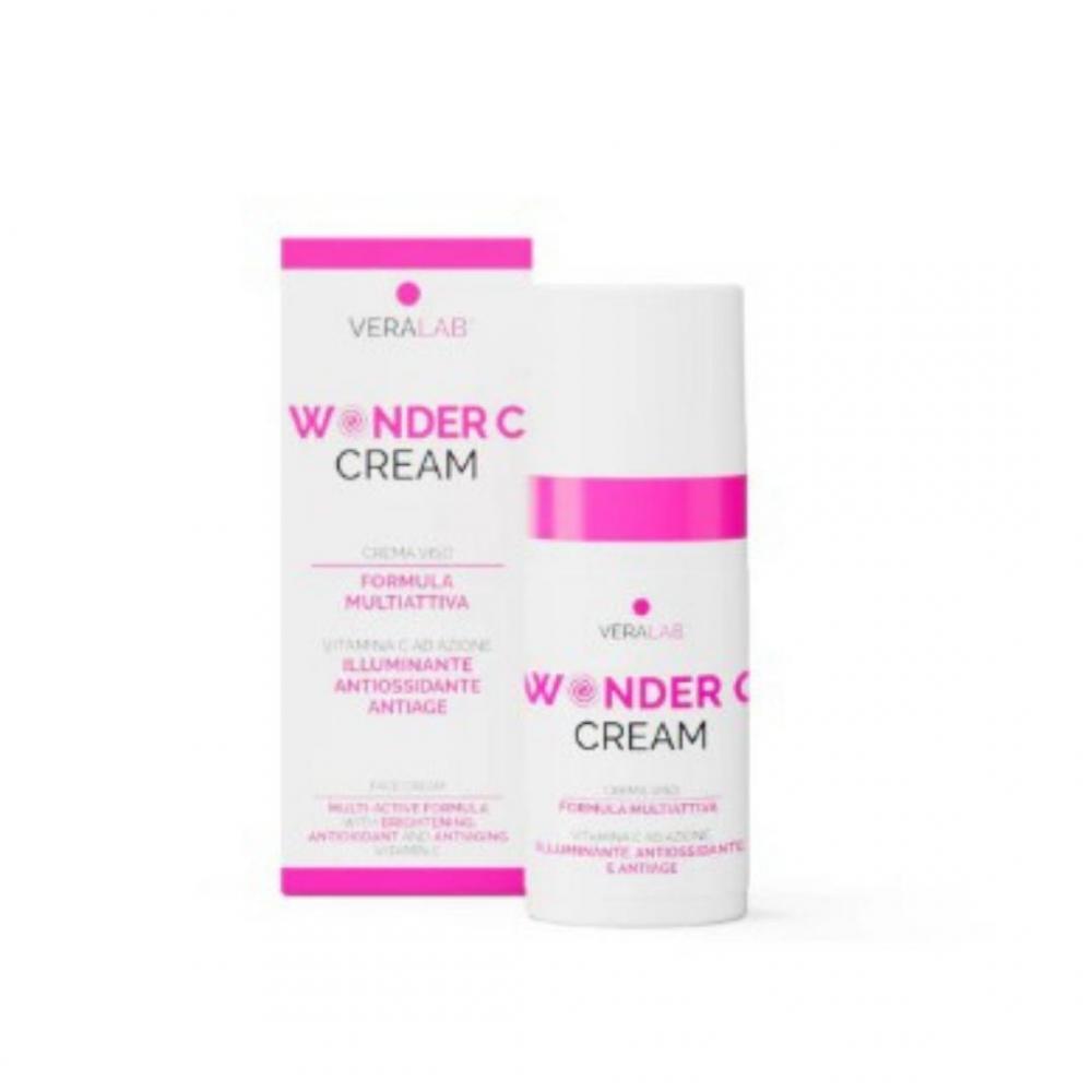 Wonder c cream travel crema viso con vitamina c illuminante, antiossidante, antiage