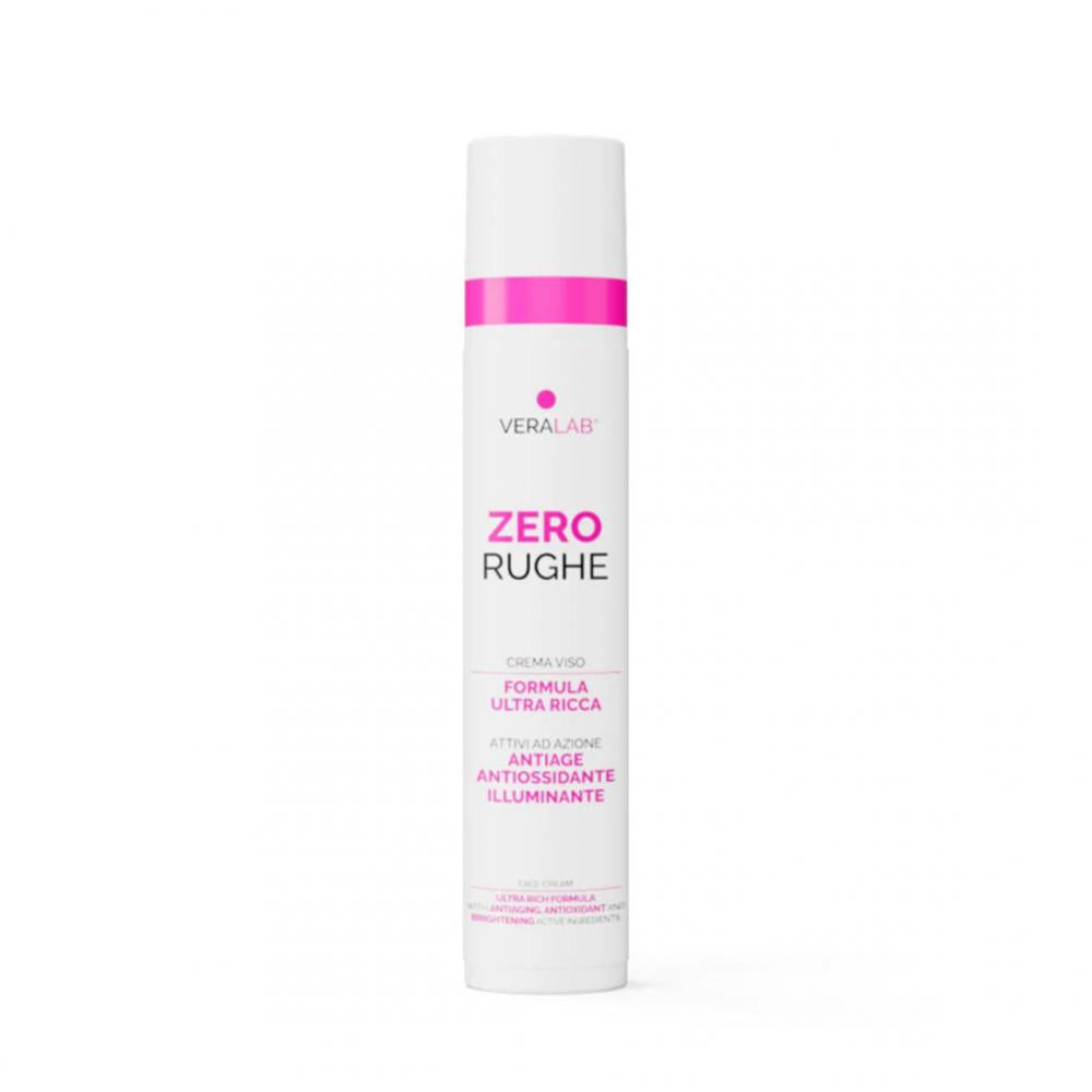Zero rughe crema viso nutriente illuminante formula ricca