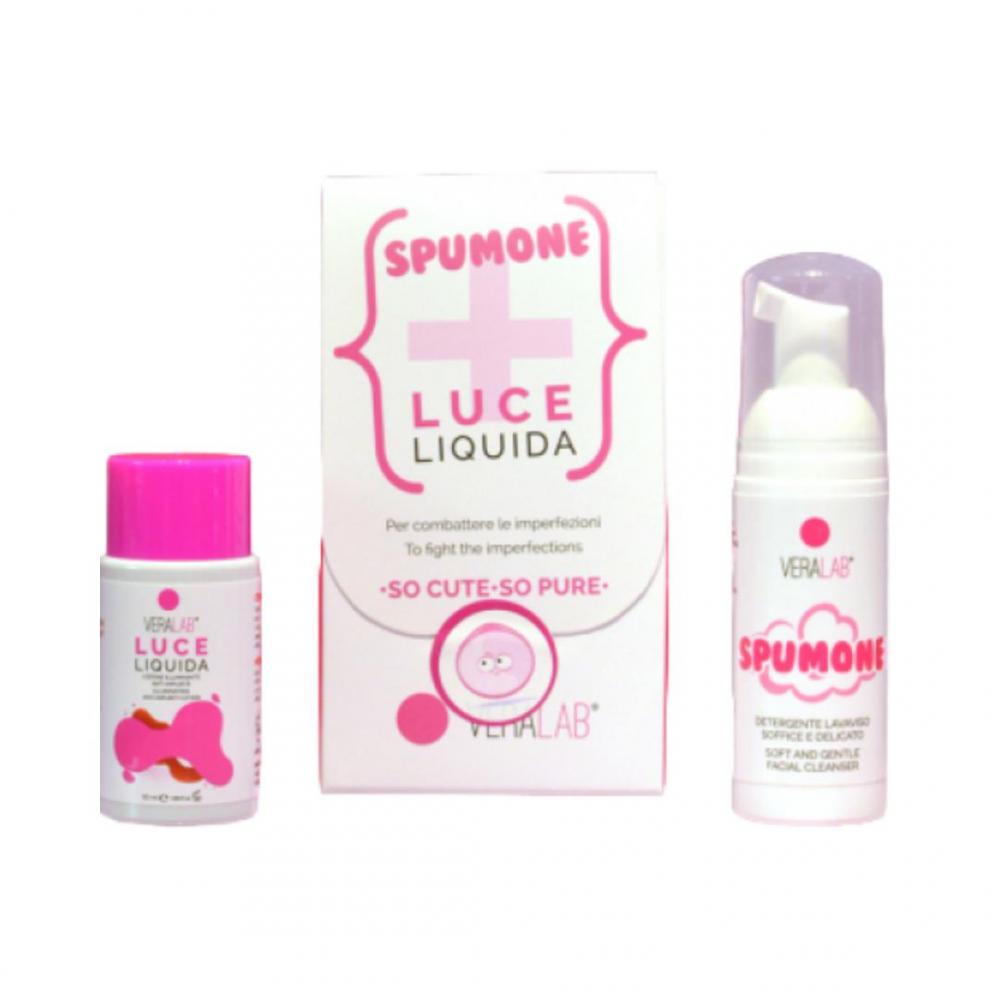 Cofanetto so cute so pure spumone 50 ml + luce liquida 50 ml