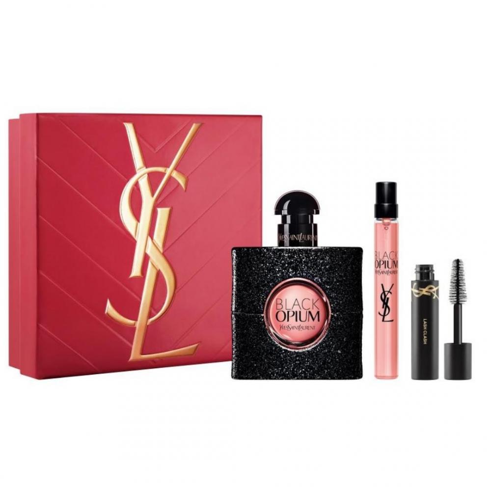 Black opium eau de parfum set – 50ml + 10ml + lash clash