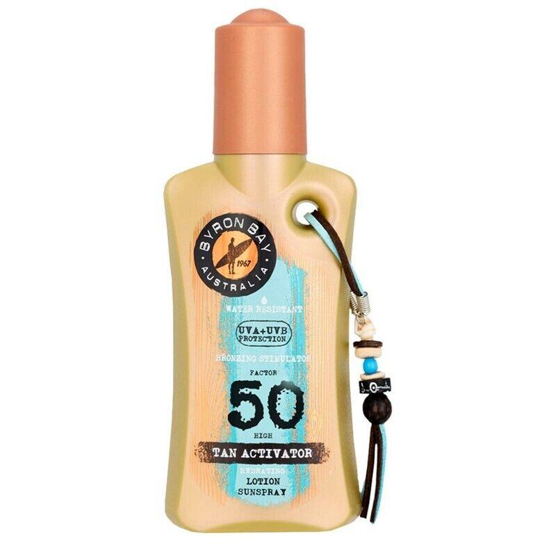 Lozione spray spf50 con tan activator
