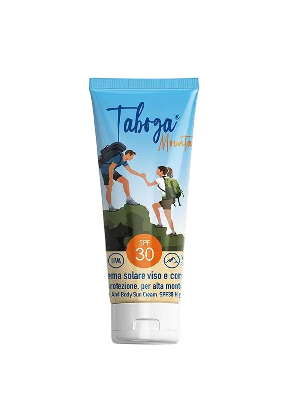 Taboga montagna crema solare viso e corpo spf 30