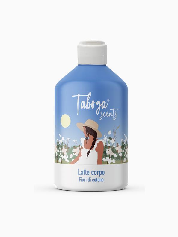 Taboga latte corpo fiori di cotone