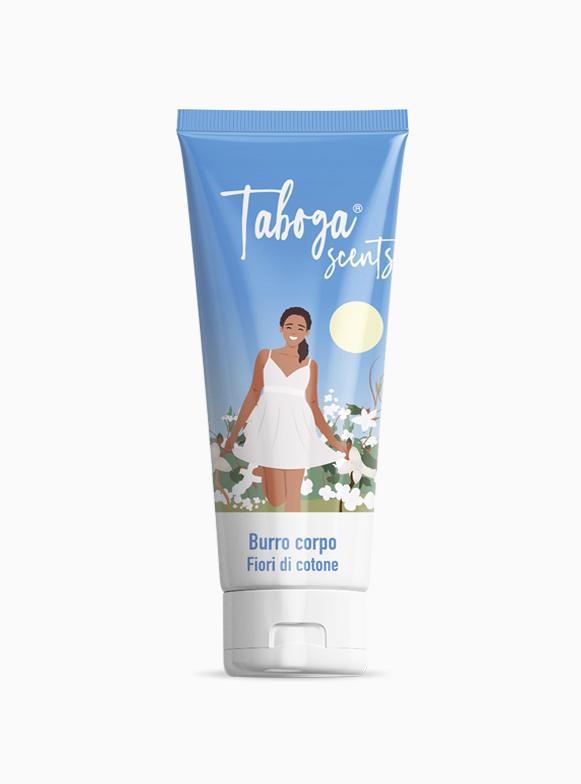 Taboga burro corpo fiori di cotone