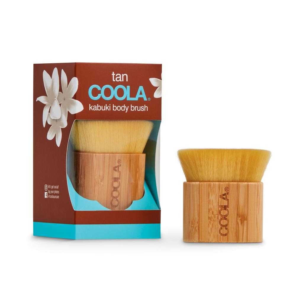 Sunless tan kabuki brush