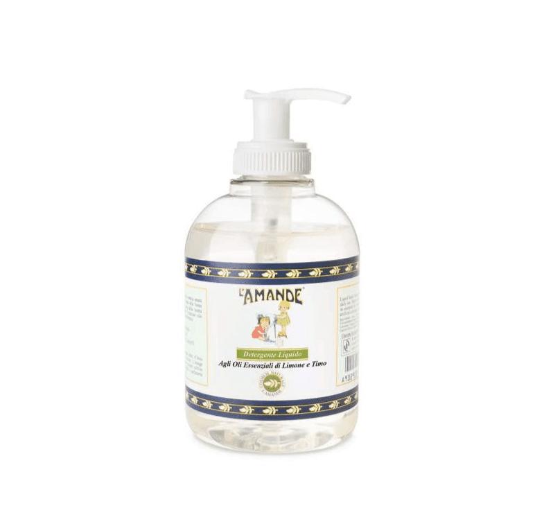 Detergente liquido mani limone e timo