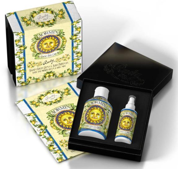 Le maioliche taormina cofanetto regalo acqua profumata
