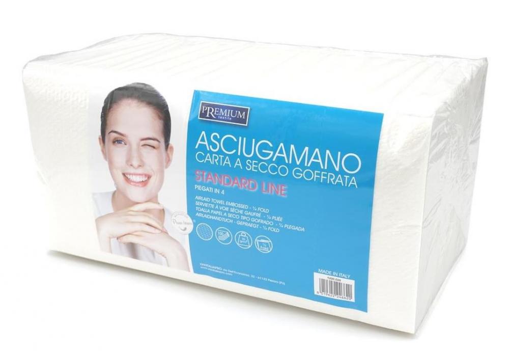 Asciugamani carta a secco goffrata