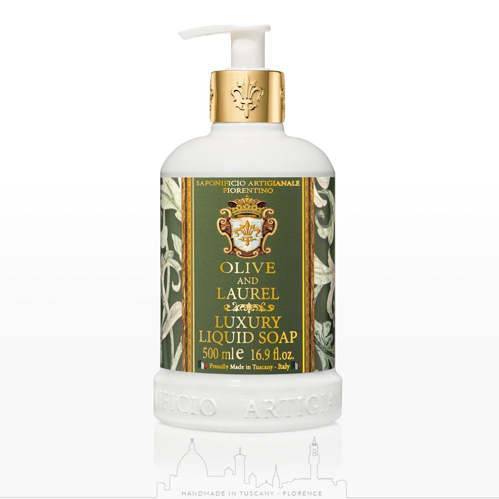 Sapone liquido all’oliva e alloro
