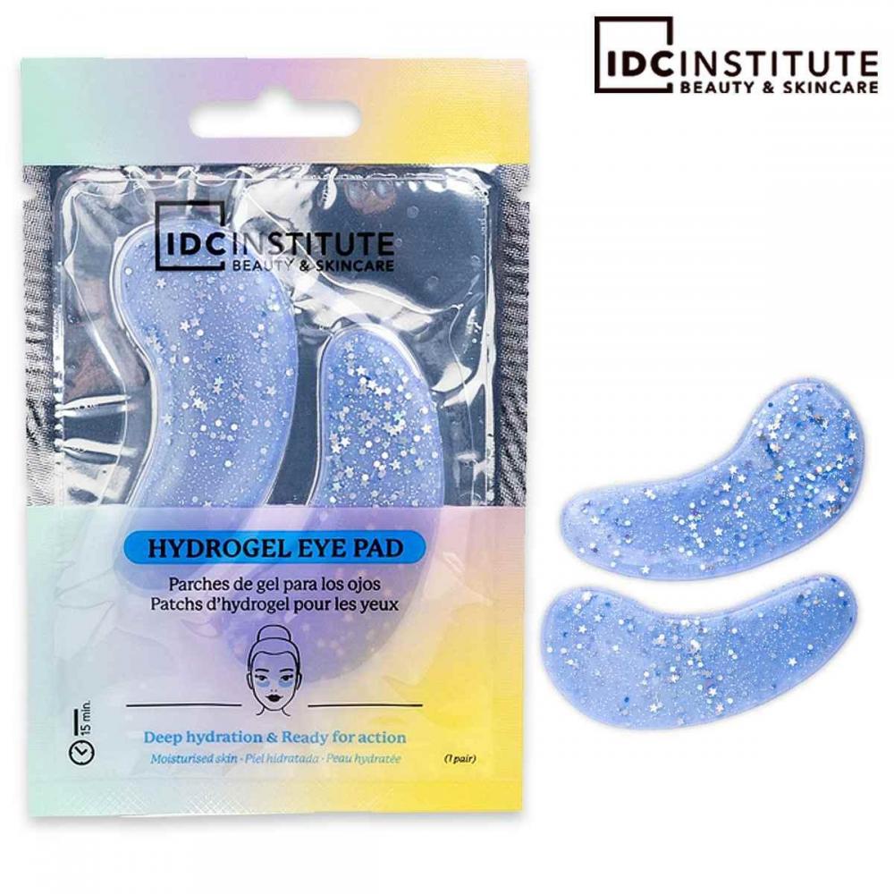 Glitter eye pads blue