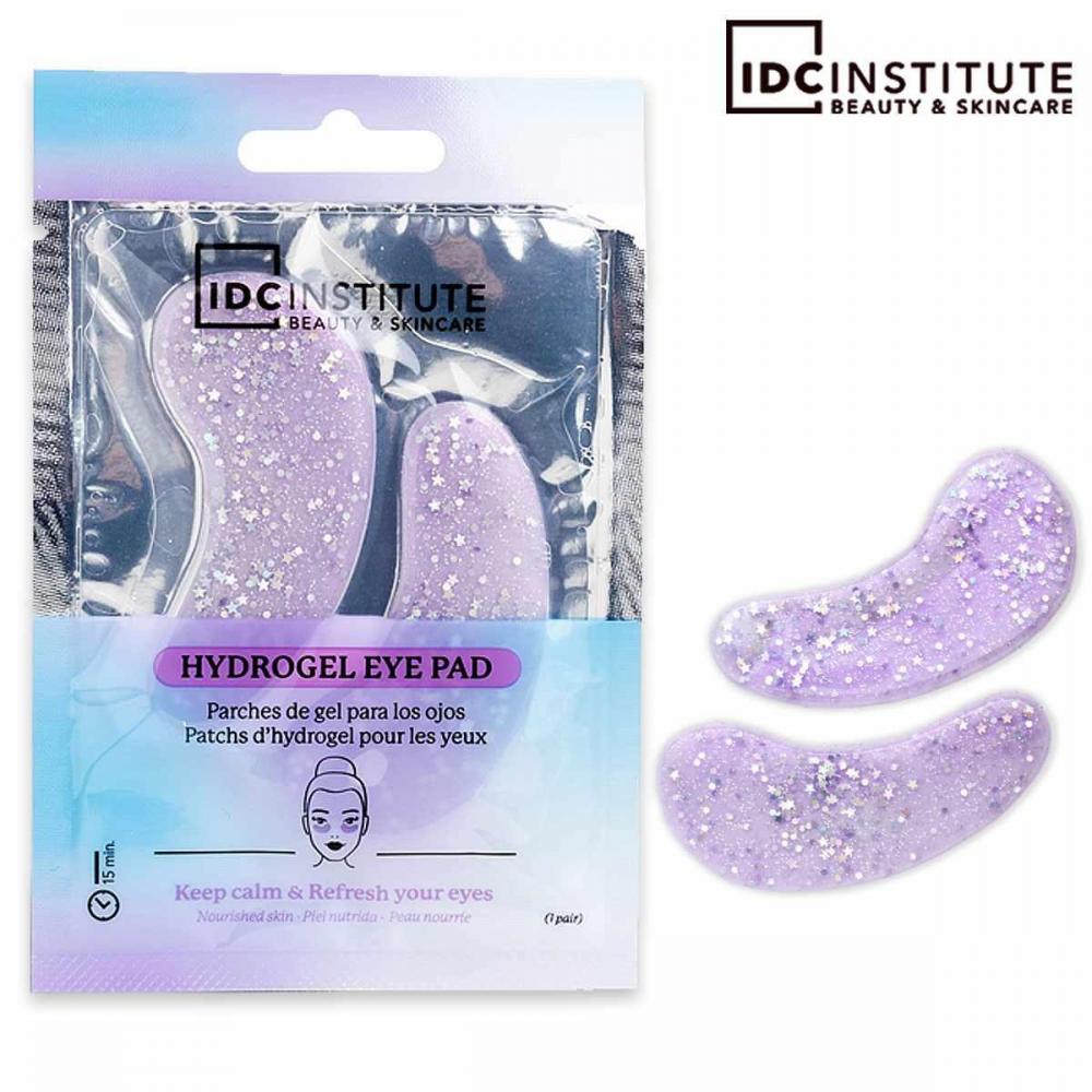 Glitter eye pads purple