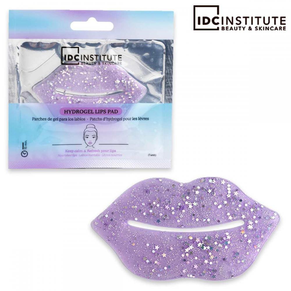 Glitter lip pads purple