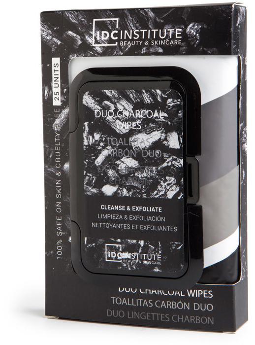 Idc institute salviettine struccanti double face con carbone