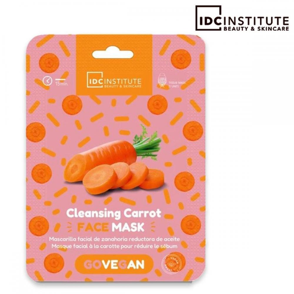 Maschera viso vegana alla carota per pelli sensibili e grasse