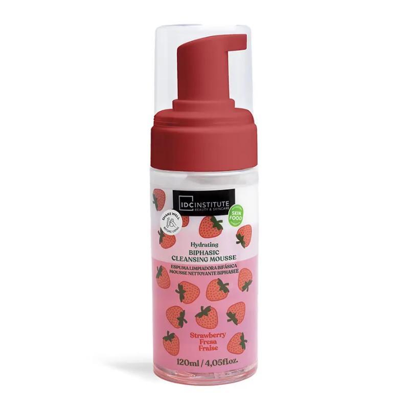 Mousse detergente idratante alla fragola