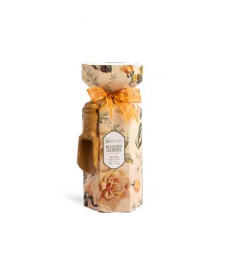 Scented garden bath salts set