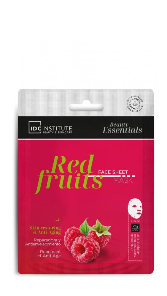 Maschera viso ai frutti rossi