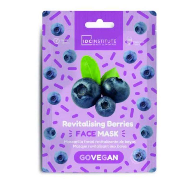 Vegan face mask berries