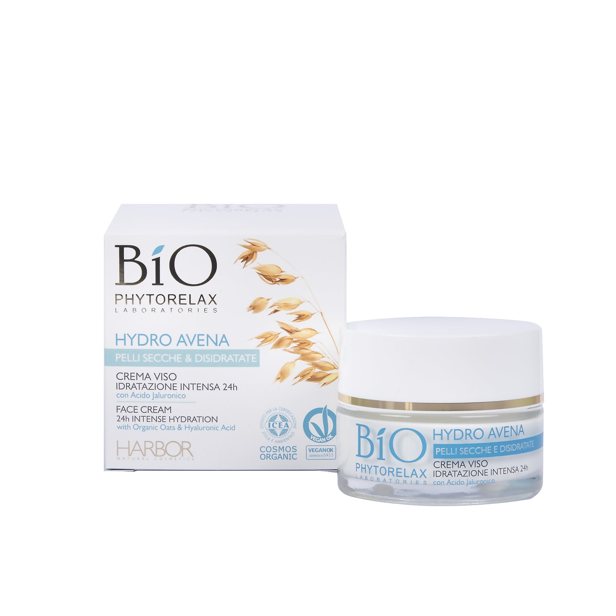 Hydro avena crema viso idratazione intensa 24 ore