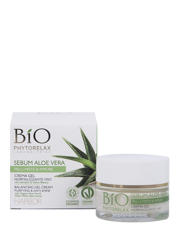 Bio phytorelax sebum aloe vera crema gel normalizante viso