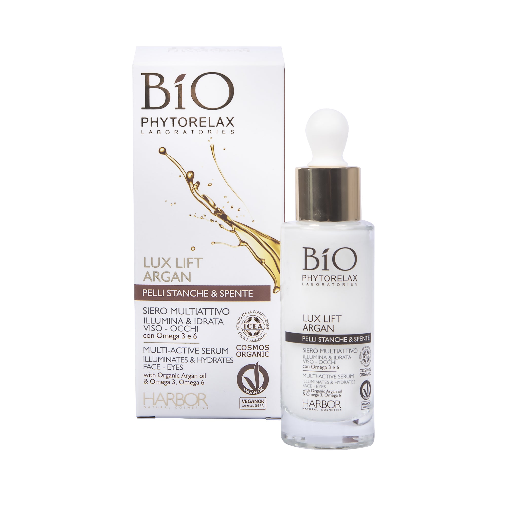 Lux lift argan siero multiattivo viso occhi