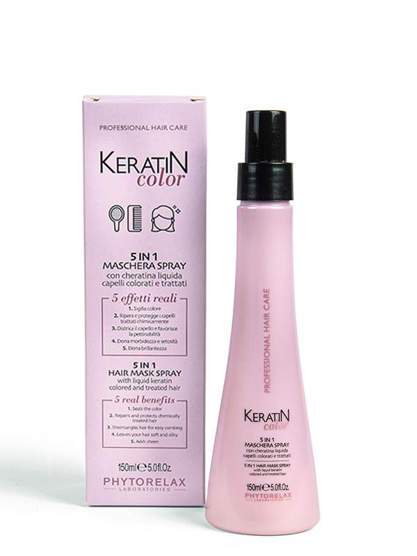 Keratin color 5 in 1 maschera spray