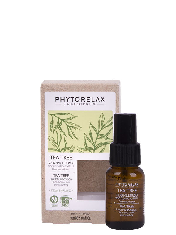 Phytorelax tea-tree olio multiuso viso-corpo-capelli dermopurificante