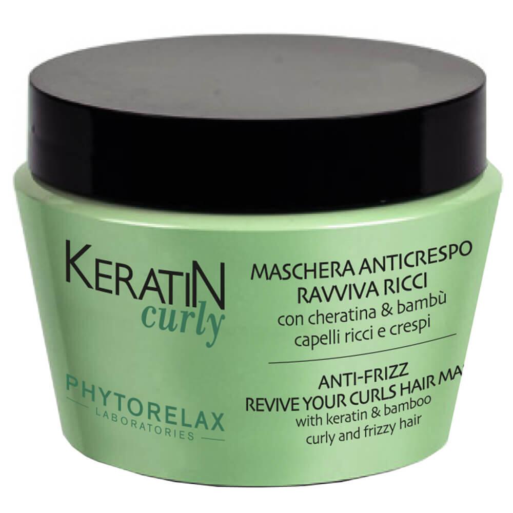 Keratin curly maschera anticrespo ravviva ricci
