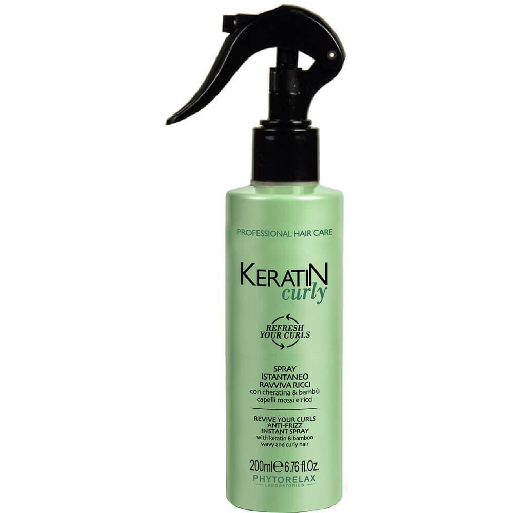Keratin curly spray istantaneo ravviva ricci