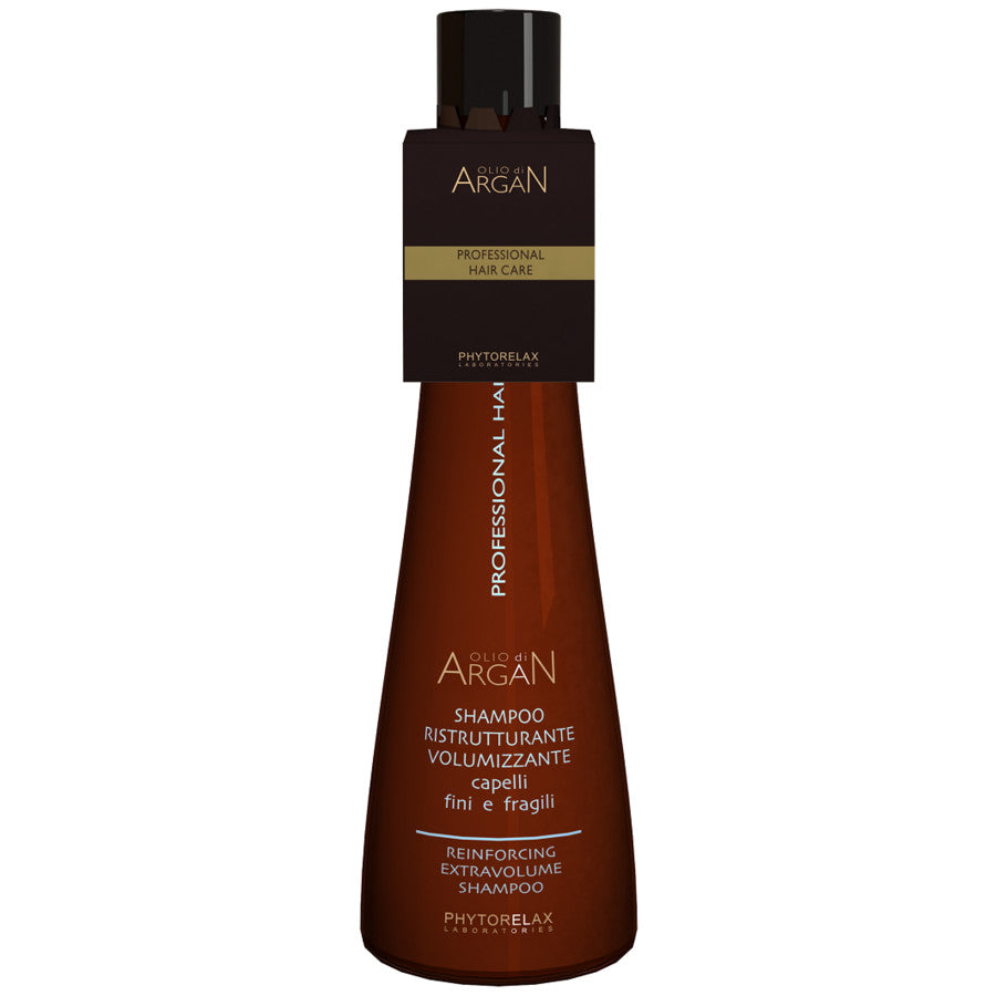 Phytorelax olio di argan shampoo ristrutturante volumizzante