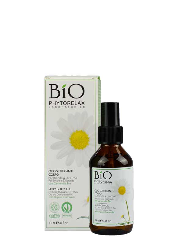 Bio phytorelax olio setificante corpo con camomilla bio