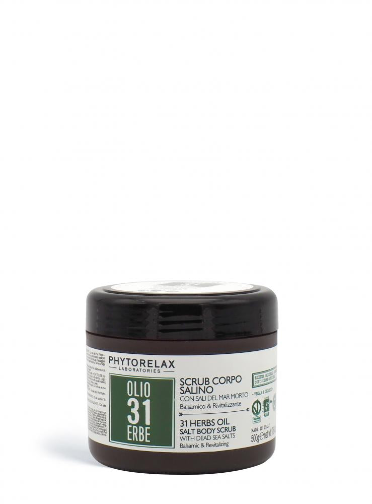 Olio 31 erbe scrub corpo salino