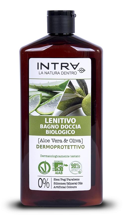 Bagno doccia biologico lenitivo aloe vera e oliva