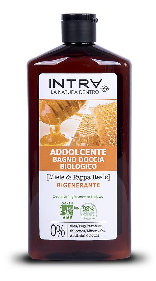 Bagno doccia biologico addolcente rigenerante miele & pappa reale