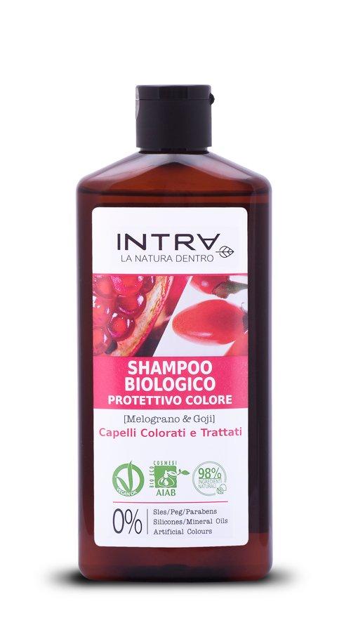 Shampoo biologico protettivo colore melograno e goji