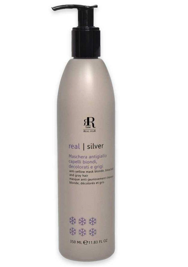 Real silver maschera antigiallo capelli biondi decolorati e grigi