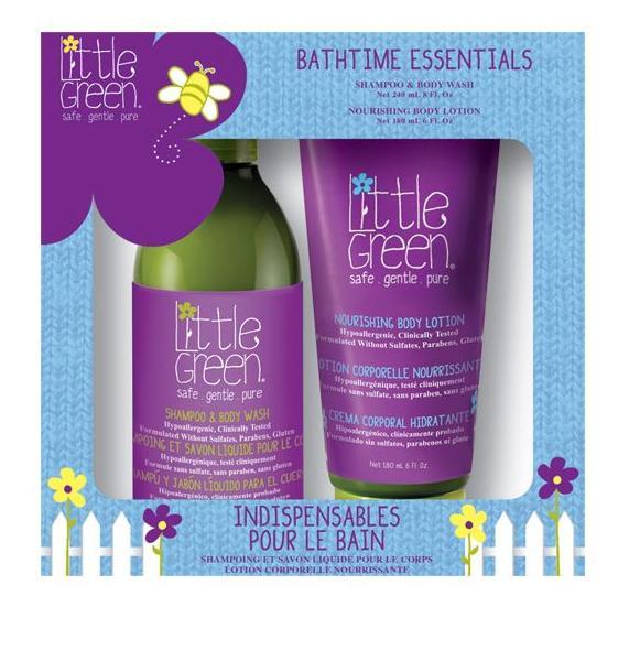 Little green bathtime essentials
