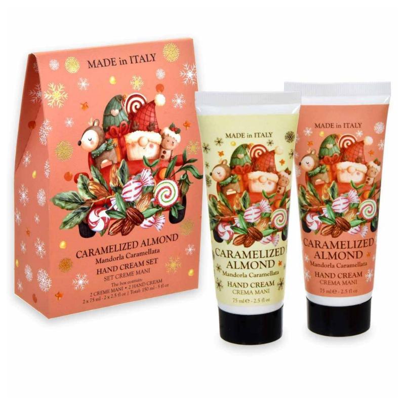 Caramellized almond – hand cream set